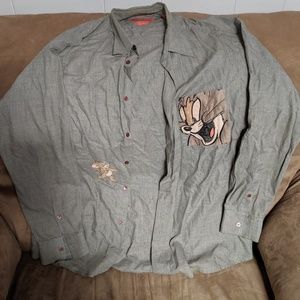 Vintage 90s ICEBERG Tom & Jerry Shirt Men’s XXL